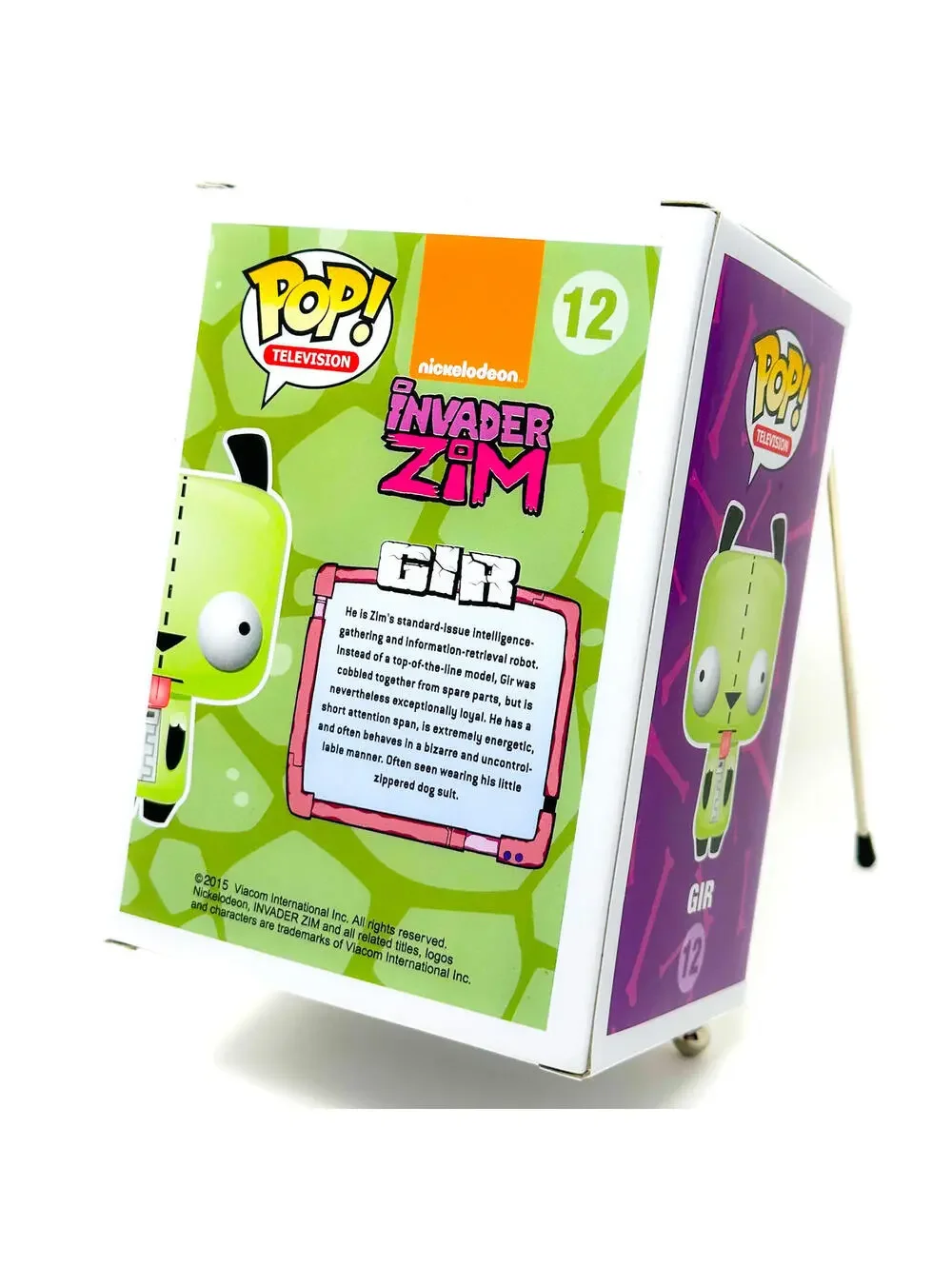 Funko Pop Gir Invader Zim 12 Glow in the Dark 2015 Vinyl Hot Topic Exclusive